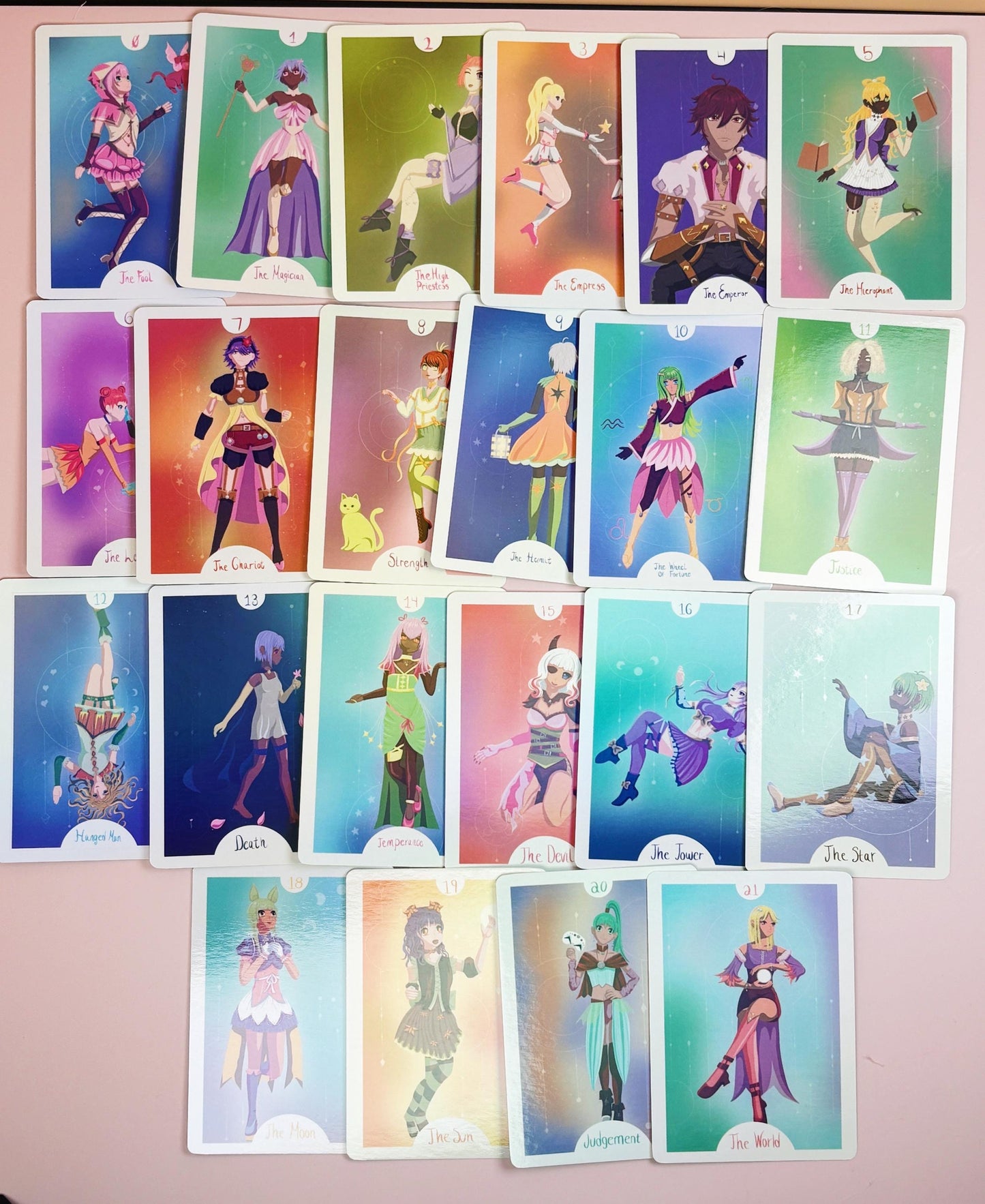 Magical Girls Tarot mini card deck