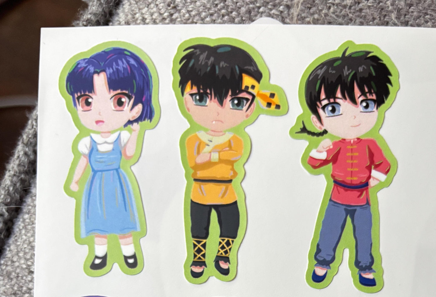Ranma Sticker Sheet