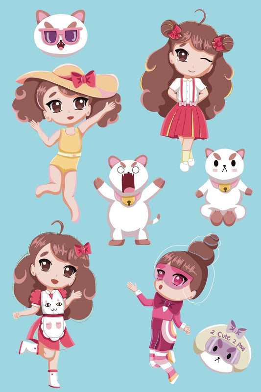 Bee and Puppycat Sticker Sheet