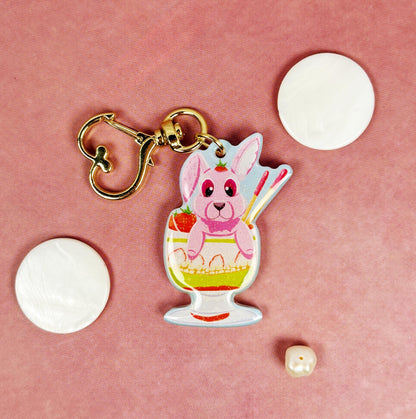 Japanese Dessert Animals Keychain Charms