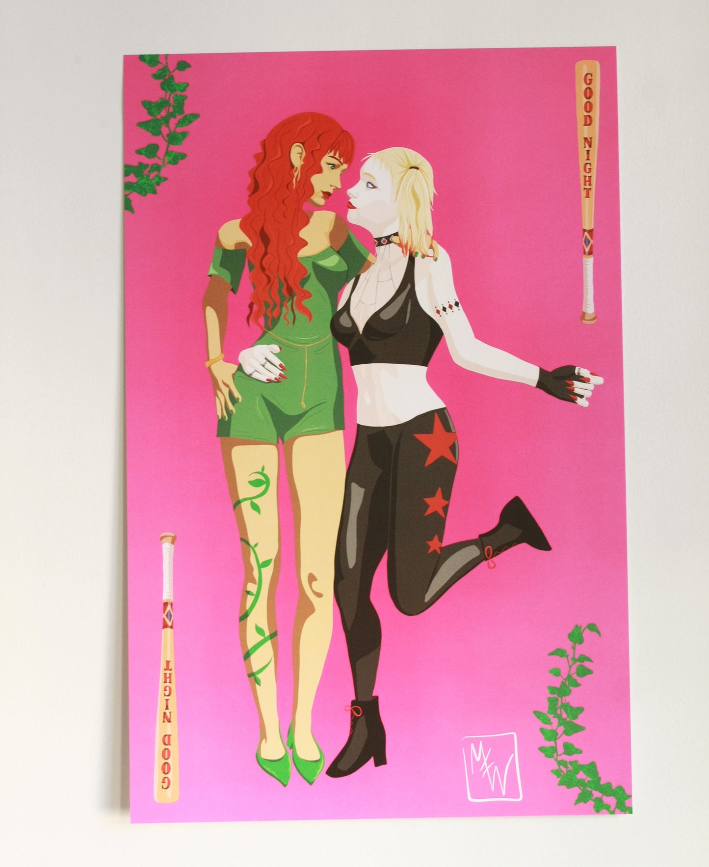 Harley Quinn and Poison Ivy Print