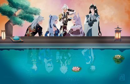 Honkai Star Rail Highcloud Quintet Print