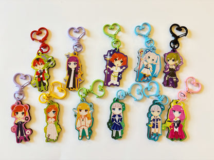 Frieren Chibi Wood Keychain Charms