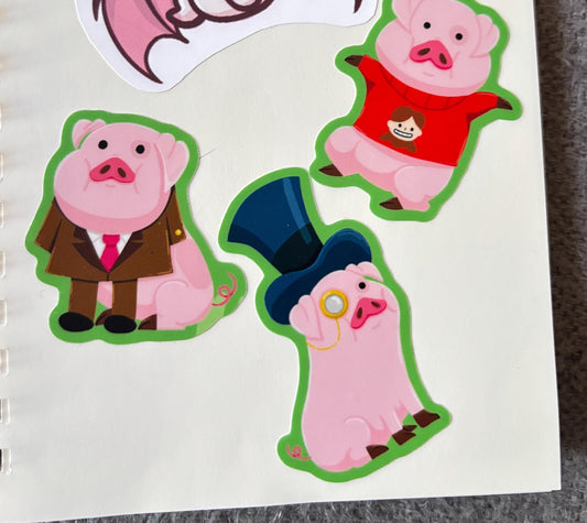 Waddles Dress-up Sticker Sheet