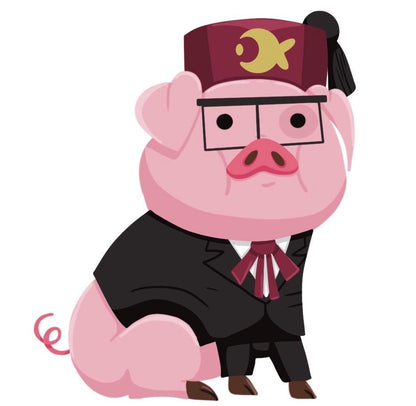 Waddles Dress-Up Acrylic Pins