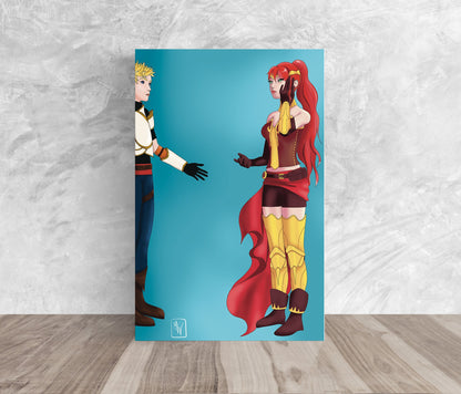 RWBY Pyhrra & Jaune Print