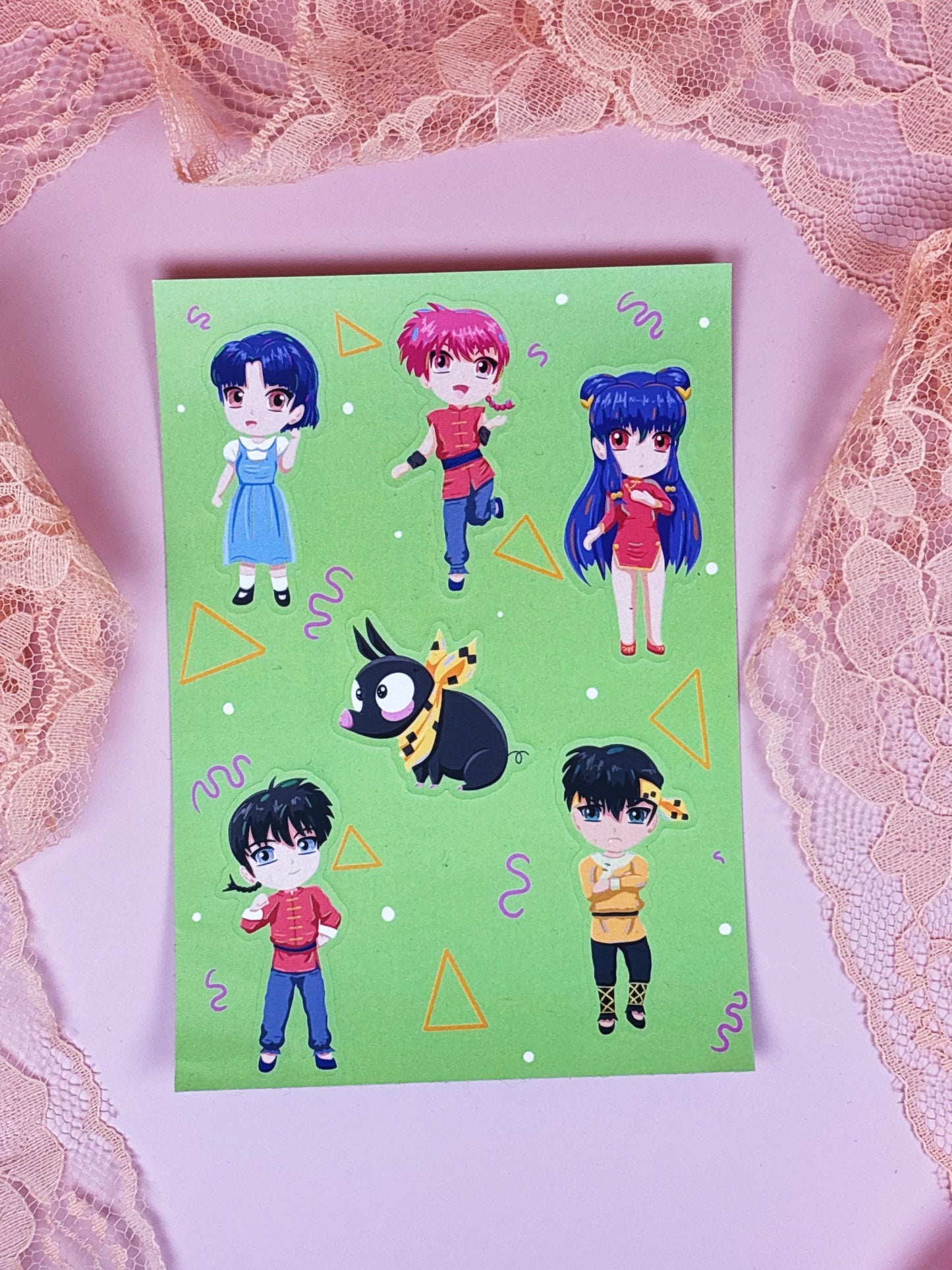 Ranma Sticker Sheet