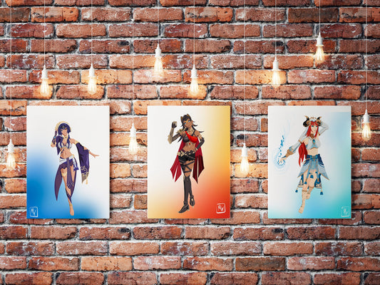 Genshin Impact Sumeru Ladies Prints