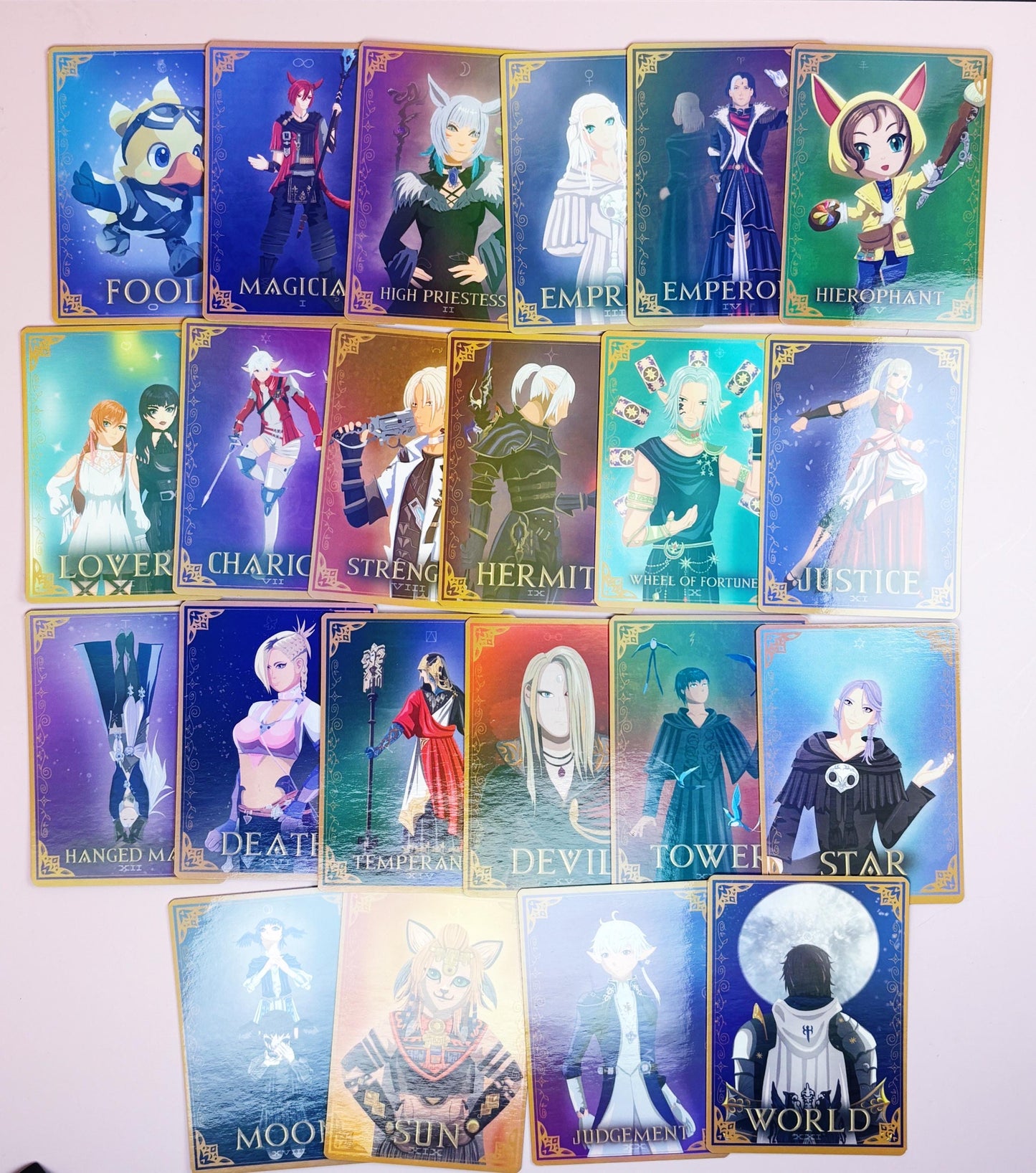 FFXIV Mini Tarot Card set