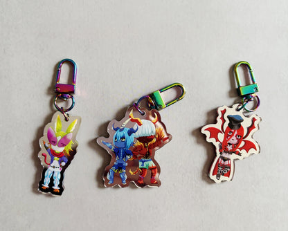 FFXIV Arcadion Chibi Keychains