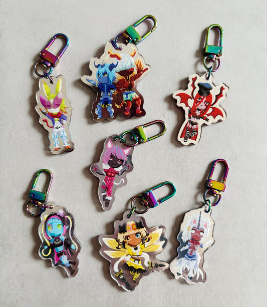 FFXIV Arcadion Chibi Keychains