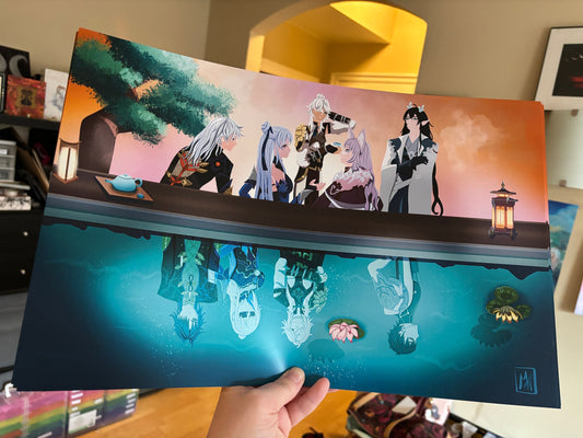 Honkai Star Rail Highcloud Quintet Print