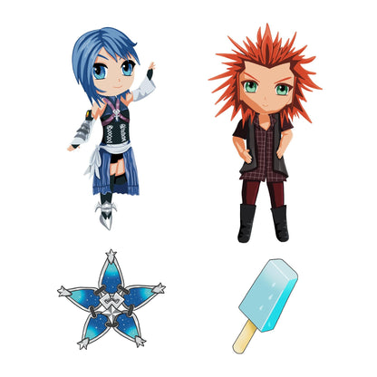 Kingdom Hearts Dangle Keychain Charms