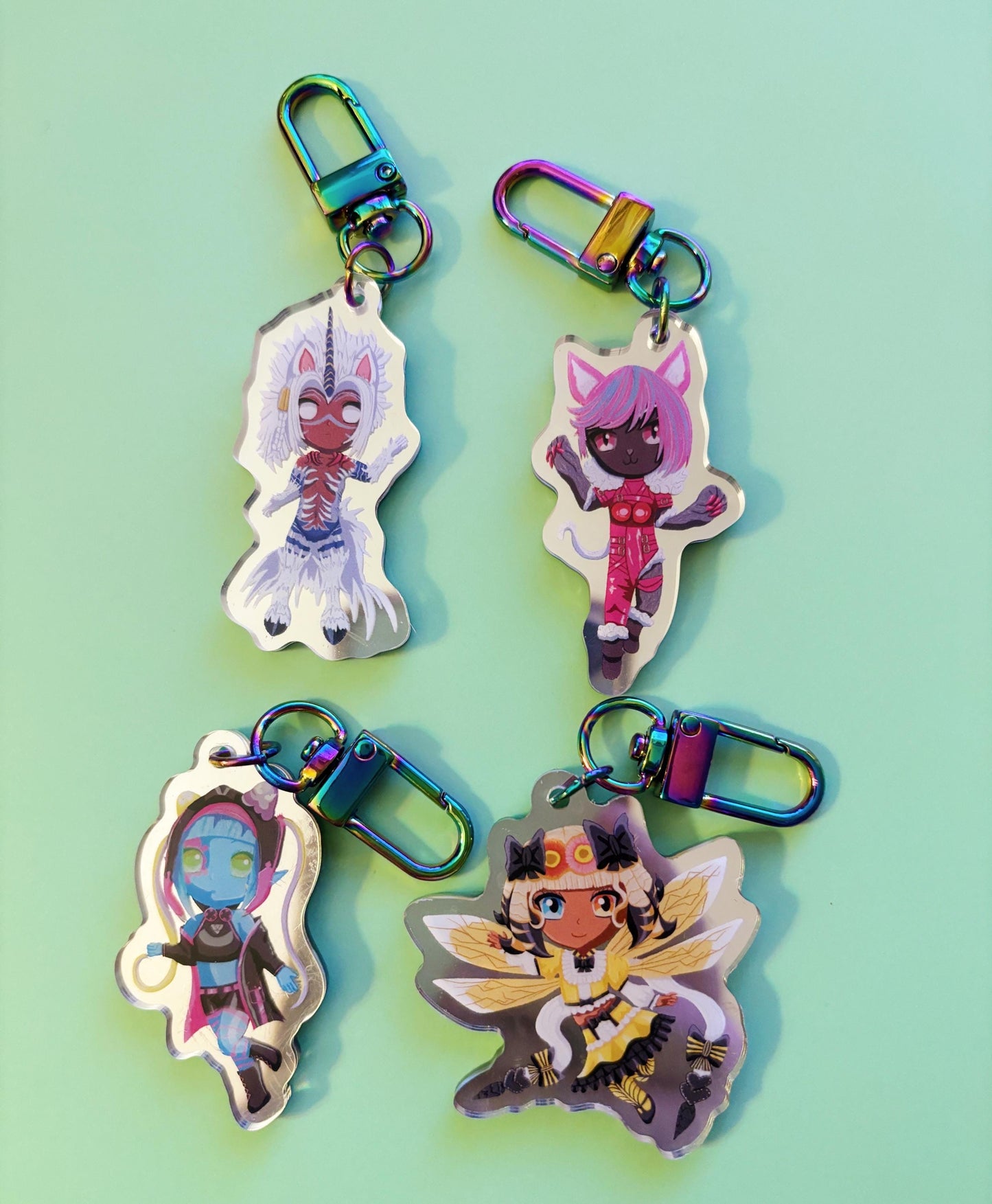 FFXIV Arcadion Chibi Keychains