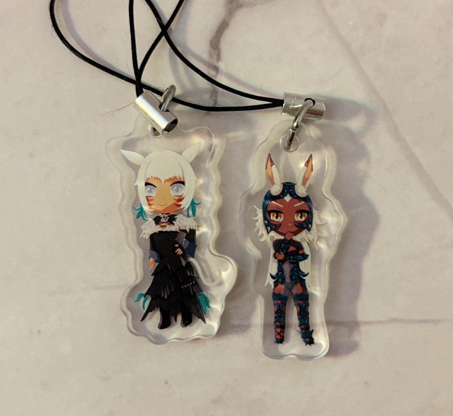Final Fantasy Ladies phone charms