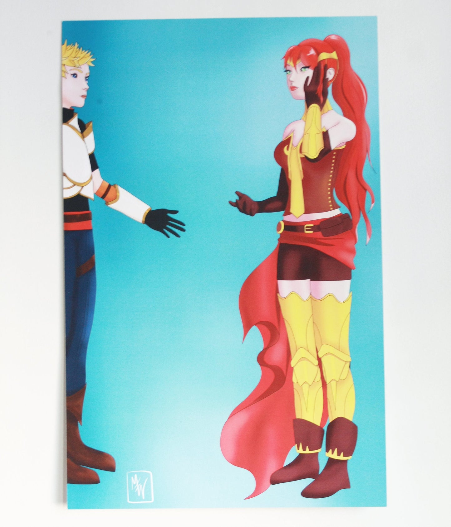 RWBY Pyhrra & Jaune Print