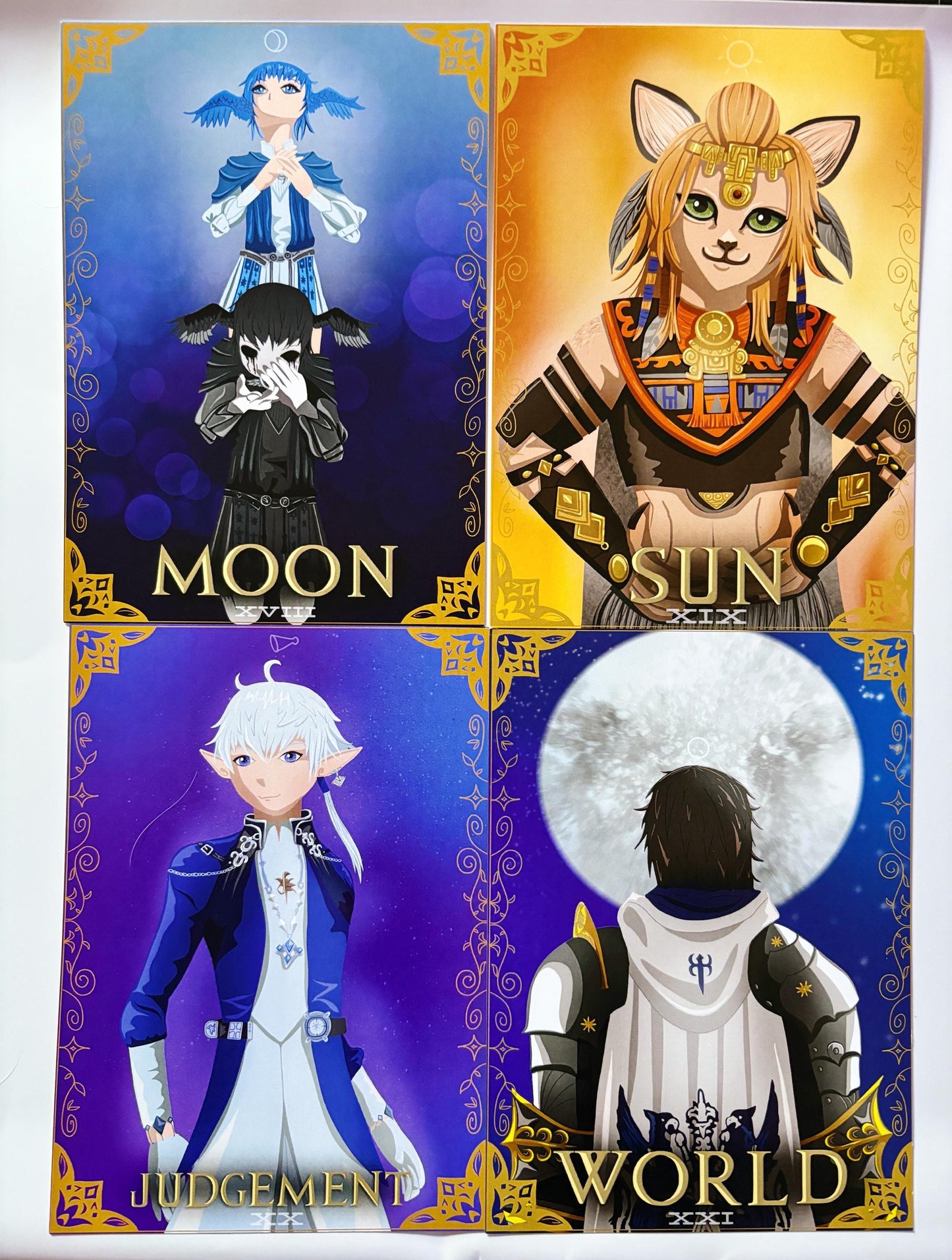 Final Fantasy XIV Tarot Art