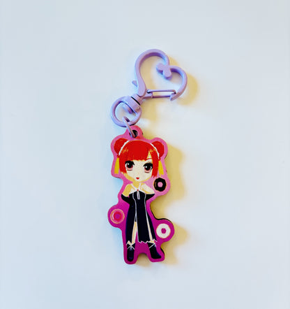 Frieren Chibi Wood Keychain Charms