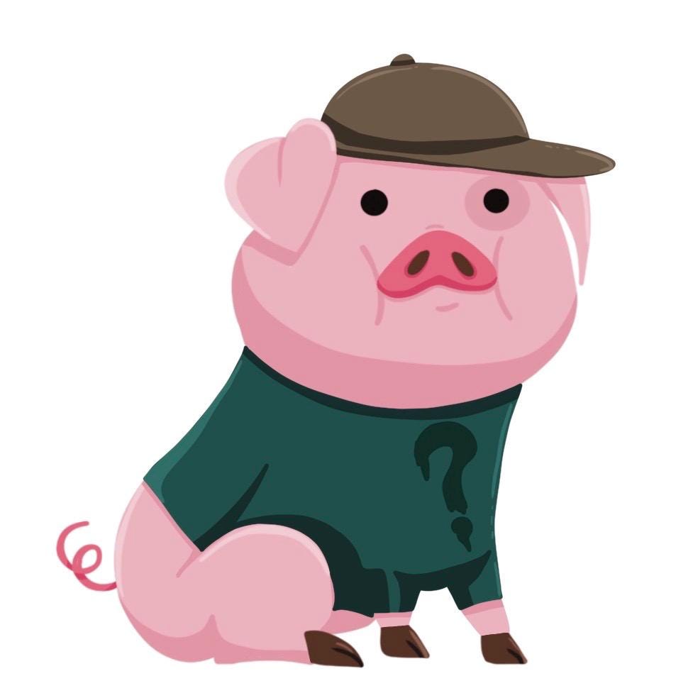 Waddles Dress-Up Acrylic Pins