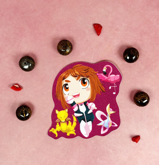 MHA Sand Glitter Stickers